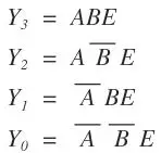 2 to 4 decoder logical expression