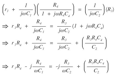 schering bridge derivation