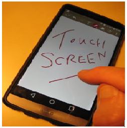 Smartphones touchscreen panel