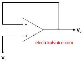 Voltage follower circuit using op amp